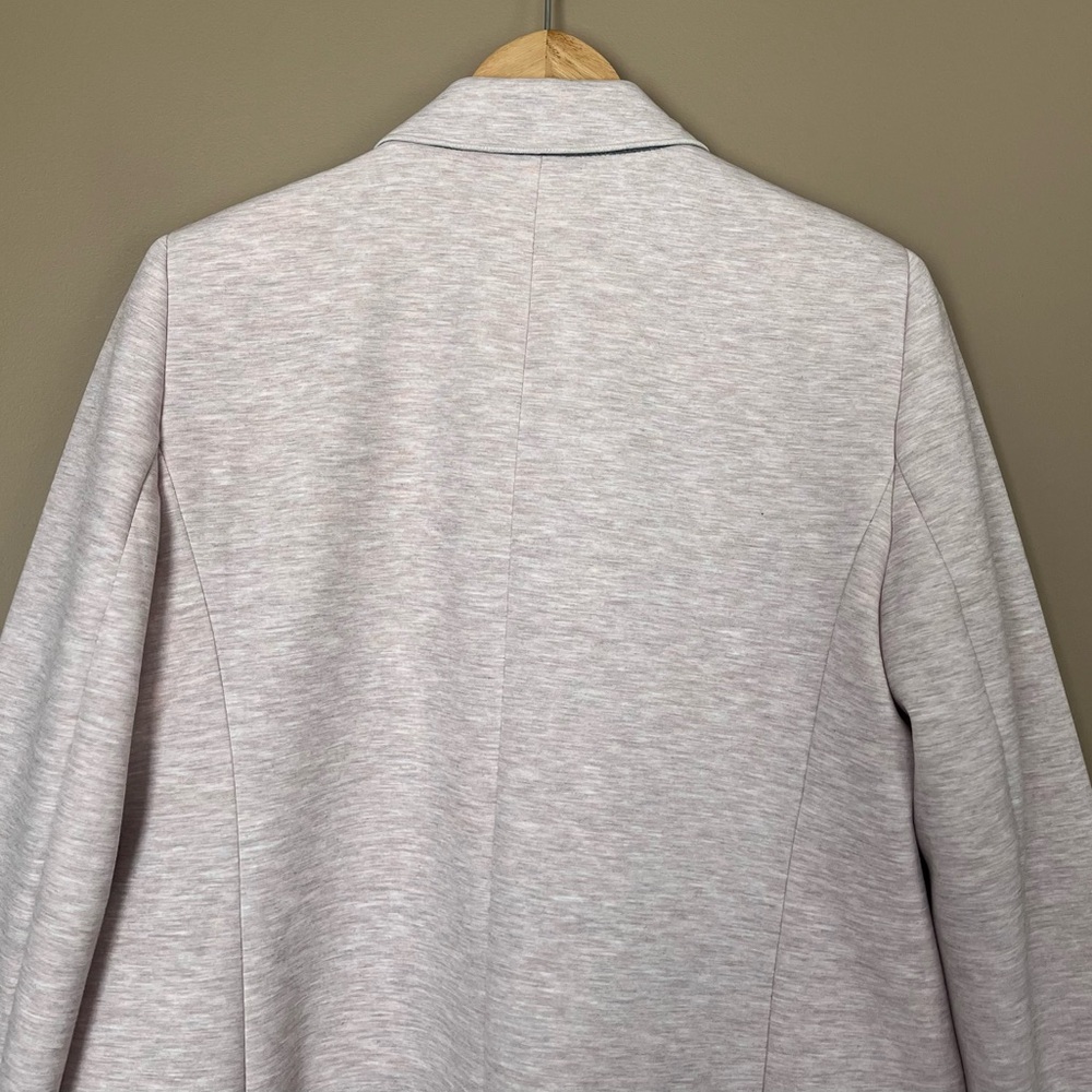 {Ann Taylor} Single Button Blazer Jacket in Heathered Pink - Womens 6 - Picture 8 of 13